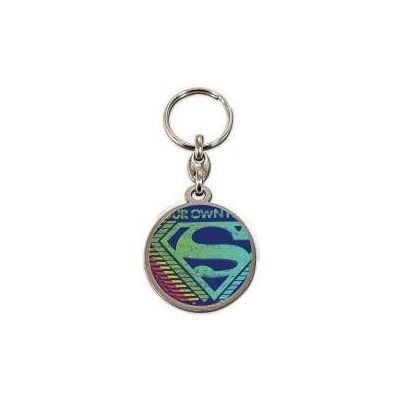 DC Comics Superman Logo Metallschlüsselring - 7cm - Offiziell lizenziert DC Comics Superman Logo Metallschlüsselring - 7cm - Offiziell lizenziert
