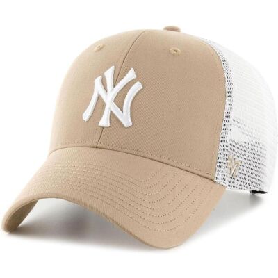 47 Brand, Jungen, Cap, Kinder Trucker Cap - BRANSON New York Yankees khaki, Beige, (52, 53, 54, 55, 56) 47 Brand, Jungen, Cap, Kinder Trucker Cap - BRANSON New York Yankees khaki, Beige, (52, 53, 54, 55, 56)
