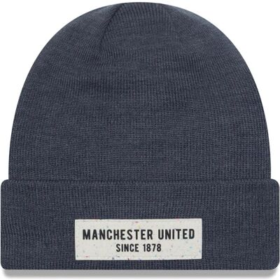 New Era, Herren, Mütze, Beanie Rubber Cuff Manchester United, Grau New Era, Herren, Mütze, Beanie Rubber Cuff Manchester United, Grau
