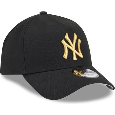 New Era, Herren, Cap, 9Forty A-Frame Cap - New York Yankees Schwarz / Gold, Schwarz, Gold, (One Size) New Era, Herren, Cap, 9Forty A-Frame Cap - New York Yankees Schwarz / Gold, Schwarz, Gold, (One Size)