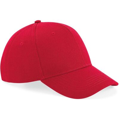 Beechfield, Unisex, Cap, Ultimate 6 Panel Cap, Rot, (One Size) Beechfield, Unisex, Cap, Ultimate 6 Panel Cap, Rot, (One Size)