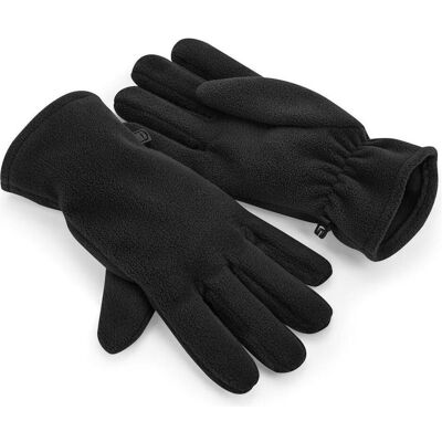 Beechfield, Unisex, Handschuhe, Recycled Fleece Gloves, Schwarz, (L, XL) Beechfield, Unisex, Handschuhe, Recycled Fleece Gloves, Schwarz, (L, XL)