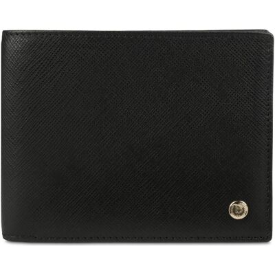 Bugatti Herren, Portemonnaie, Roccia Geldbörse RFID Schutz Leder 11 cm, Schwarz Bugatti Herren, Portemonnaie, Roccia Geldbörse RFID Schutz Leder 11 cm, Schwarz