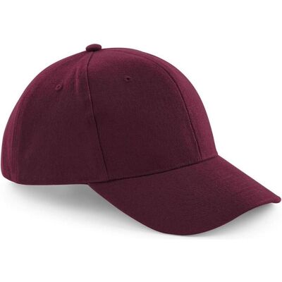 Beechfield, Unisex, Cap, Pro-Style Heavy Brushed Cotton Cap, Rot, (One Size) Beechfield, Unisex, Cap, Pro-Style Heavy Brushed Cotton Cap, Rot, (One Size)