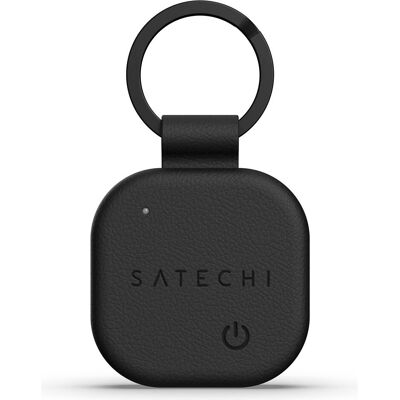 Satechi, Schlüsselanhänger, Vegan-Leather Keychain with Find My, Schwarz Satechi, Schlüsselanhänger, Vegan-Leather Keychain with Find My, Schwarz