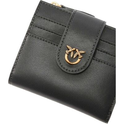 Pinko, Damen, Portemonnaie, Multi Purpose Wallet, Gold, Schwarz Pinko, Damen, Portemonnaie, Multi Purpose Wallet, Gold, Schwarz