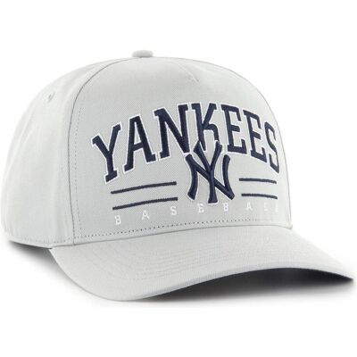 47 Brand, Herren, Cap, Snapback-Cap New York Yankees MLB Roscoe Hitch, Grau, (One Size) 47 Brand, Herren, Cap, Snapback-Cap New York Yankees MLB Roscoe Hitch, Grau, (One Size)