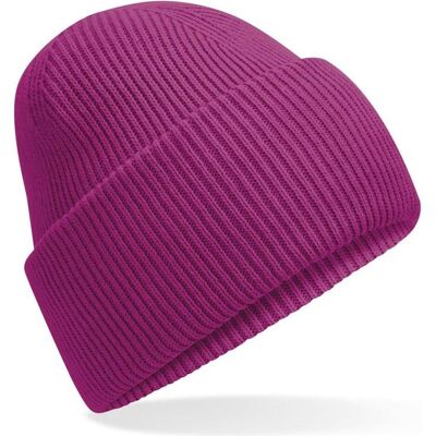 Beechfield, Herren, Mütze, Classic Engineered Deep Cuffed Beanie, Pink, (One Size) Beechfield, Herren, Mütze, Classic Engineered Deep Cuffed Beanie, Pink, (One Size)