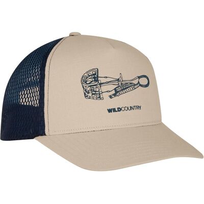Wild Country, Unisex, Cap, Session 2 Cap, Grau, Beige, (One Size) Wild Country, Unisex, Cap, Session 2 Cap, Grau, Beige, (One Size)