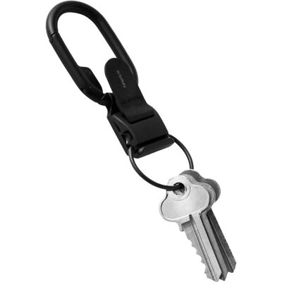 Orbitkey, Unisex, Schlüsselanhänger, Clip v2, Schwarz Orbitkey, Unisex, Schlüsselanhänger, Clip v2, Schwarz