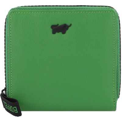 Braun Büffel, Damen, Portemonnaie, Capri Geldbörse RFID Schutz Leder 11 cm, Grün Braun Büffel, Damen, Portemonnaie, Capri Geldbörse RFID Schutz Leder 11 cm, Grün