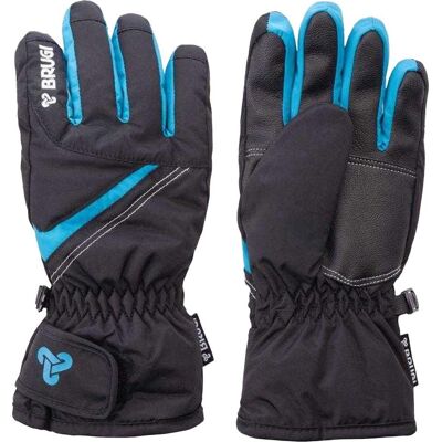 Brugi, Jungen, Handschuhe, 1AK1 Jr Handschuhe, Blau, Schwarz, (4.5) Brugi, Jungen, Handschuhe, 1AK1 Jr Handschuhe, Blau, Schwarz, (4.5)