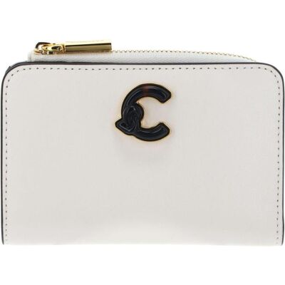 Coccinelle Damen, Portemonnaie, C-Me Calf & Marb Wallet Calf Smooth Leather, Beige Coccinelle Damen, Portemonnaie, C-Me Calf & Marb Wallet Calf Smooth Leather, Beige