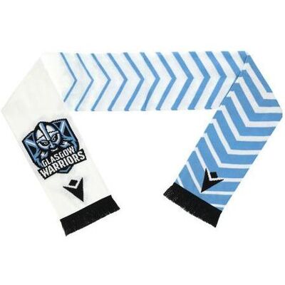 Macron, Unisex, Schal, schal glasgow warriors 2020/21, Blau, Weiss Macron, Unisex, Schal, schal glasgow warriors 2020/21, Blau, Weiss