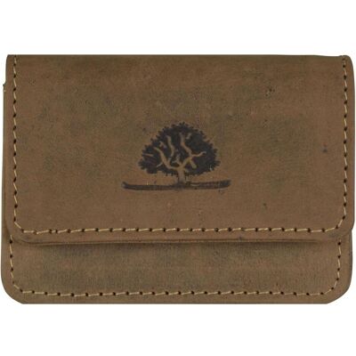 Greenburry, Unisex, Portemonnaie, Vintage Geldbörse Leder 8 cm, Braun Greenburry, Unisex, Portemonnaie, Vintage Geldbörse Leder 8 cm, Braun