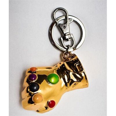 Semic, Schlüsselanhänger, MARVEL - 3D Metal Keychain Blister Box - Infinity Gauntlet, Mehrfarbig Semic, Schlüsselanhänger, MARVEL - 3D Metal Keychain Blister Box - Infinity Gauntlet, Mehrfarbig