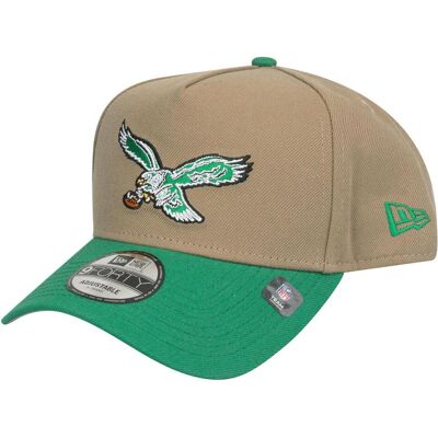 New Era, Herren, Cap, 9Forty A-Frame Cap - Retro Philadelphia Eagles Khaki, Braun, (One Size) New Era, Herren, Cap, 9Forty A-Frame Cap - Retro Philadelphia Eagles Khaki, Braun, (One Size)