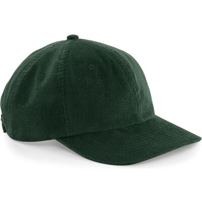 Beechfield, Unisex, Cap, Heritage Cord Cap, Grün, (One Size) Beechfield, Unisex, Cap, Heritage Cord Cap, Grün, (One Size)