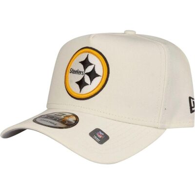 New Era, Herren, Cap, 9Forty A-Frame Cap - Pittsburgh Steelers chrome, (One Size) New Era, Herren, Cap, 9Forty A-Frame Cap - Pittsburgh Steelers chrome, (One Size)