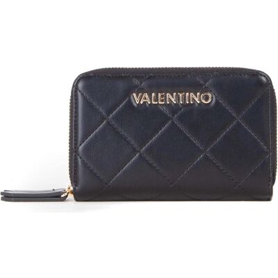 Valentino, Damen, Portemonnaie, Nur Re Zip Around Wallet, Schwarz Valentino, Damen, Portemonnaie, Nur Re Zip Around Wallet, Schwarz