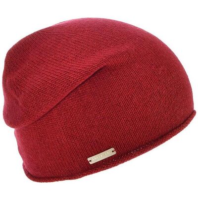 Seeberger, Damen, Mütze, Kaschmir, Rot, (One Size) Seeberger, Damen, Mütze, Kaschmir, Rot, (One Size)