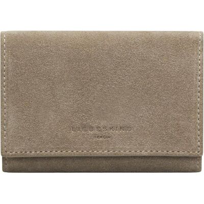 Liebeskind Berlin, Damen, Portemonnaie, Geräumiges Portemonnaie aus Veloursleder, Grün, Braun Liebeskind Berlin, Damen, Portemonnaie, Geräumiges Portemonnaie aus Veloursleder, Grün, Braun