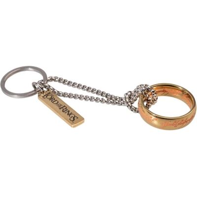 Unisex, Schlüsselanhänger, The Lord Of The Rings The One Ring keychain, Gold Unisex, Schlüsselanhänger, The Lord Of The Rings The One Ring keychain, Gold
