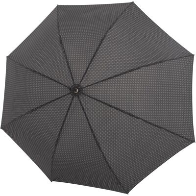 Doppler, Herren, Regenschirm, Fiber Gents Printed Stockholm Stockschirm 88 cm, Schwarz Doppler, Herren, Regenschirm, Fiber Gents Printed Stockholm Stockschirm 88 cm, Schwarz