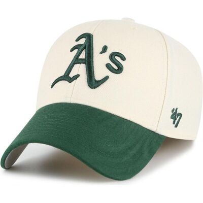 47 Brand, Herren, Cap, Adjustable Cap - Mvp Oakland Athletics Creme Beige, Beige, (One Size) 47 Brand, Herren, Cap, Adjustable Cap - Mvp Oakland Athletics Creme Beige, Beige, (One Size)