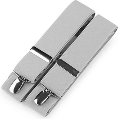Oliver Weber Collection, Herren, Gürtel, Hosenträger / Strumpfhalter Breite 3,5 cm Länge 125 cm X-Bac 650253d, Grau, (125) Oliver Weber Collection, Herren, Gürtel, Hosenträger / Strumpfhalter Breite 3,5 cm Länge 125 cm X-Bac 650253d, Grau, (125)