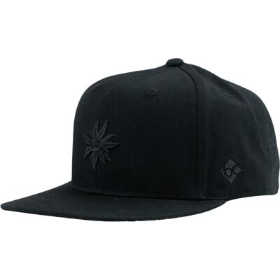 Bavarian Caps, Unisex, Cap, Edelweiss: Black Edition Flat, Schwarz, (One Size) Bavarian Caps, Unisex, Cap, Edelweiss: Black Edition Flat, Schwarz, (One Size)