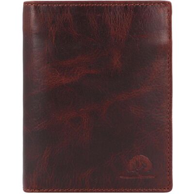 Greenburry, Herren, Portemonnaie, Rugged Geldbörse RFID Schutz Leder 12.5 cm, Braun Greenburry, Herren, Portemonnaie, Rugged Geldbörse RFID Schutz Leder 12.5 cm, Braun