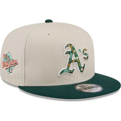 New Era, Herren, Cap, 9Fifty Snapback Cap - FLORAL Oakland Athletics stone, Grau, (One Size) New Era, Herren, Cap, 9Fifty Snapback Cap - FLORAL Oakland Athletics stone, Grau, (One Size)