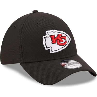 New Era, Herren, Cap, 39Thirty Diamond Cap - Kansas City Chiefs - M/L, Schwarz, (L, M) New Era, Herren, Cap, 39Thirty Diamond Cap - Kansas City Chiefs - M/L, Schwarz, (L, M)