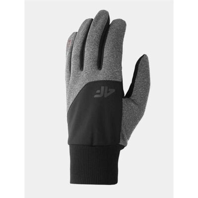 4F, Herren, Handschuhe, Handschuhe, Schwarz, Grau, Silber, (M) 4F, Herren, Handschuhe, Handschuhe, Schwarz, Grau, Silber, (M)