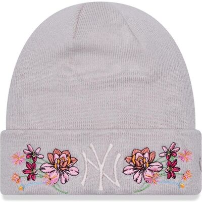New Era, Damen, Mütze, Beanie Floral New York Yankees, Grau New Era, Damen, Mütze, Beanie Floral New York Yankees, Grau