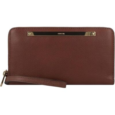 Fossil Damen, Portemonnaie, Liza Geldbörse Leder 20 cm, Braun Fossil Damen, Portemonnaie, Liza Geldbörse Leder 20 cm, Braun