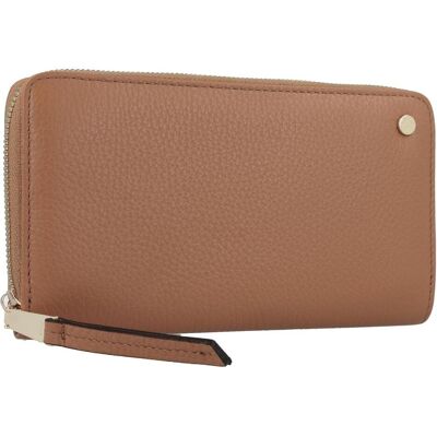 Abro, Damen, Portemonnaie, Adria Geldbörse Leder 19 cm, Braun Abro, Damen, Portemonnaie, Adria Geldbörse Leder 19 cm, Braun