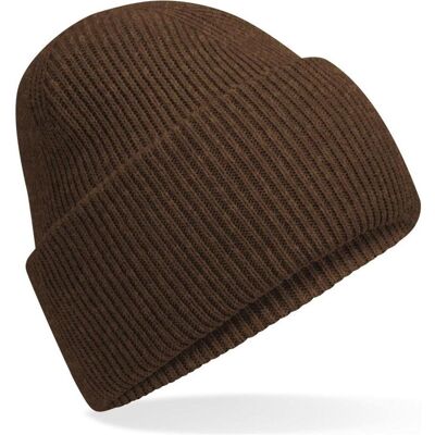 Beechfield, Herren, Mütze, Classic Engineered Deep Cuffed Beanie, Braun, (One Size) Beechfield, Herren, Mütze, Classic Engineered Deep Cuffed Beanie, Braun, (One Size)