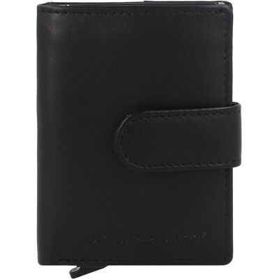 Greenburry, Herren, Portemonnaie, Nappa Kreditkartenetui RFID Schutz Leder 8 cm, Schwarz Greenburry, Herren, Portemonnaie, Nappa Kreditkartenetui RFID Schutz Leder 8 cm, Schwarz