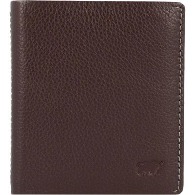 Büffel, Herren, Portemonnaie, Prato Geldbörse RFID Schutz Leder 9 cm, Braun Büffel, Herren, Portemonnaie, Prato Geldbörse RFID Schutz Leder 9 cm, Braun
