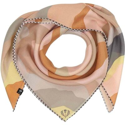 Fraas, Damen, Schal, Silk Crepe Scarf In Wave-Design, Mehrfarbig Fraas, Damen, Schal, Silk Crepe Scarf In Wave-Design, Mehrfarbig