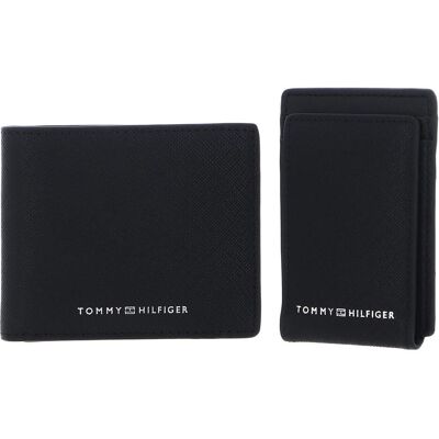 Tommy Hilfiger Herren, Portemonnaie, Gifting Mini Wallet and CC Holder, Schwarz Tommy Hilfiger Herren, Portemonnaie, Gifting Mini Wallet and CC Holder, Schwarz