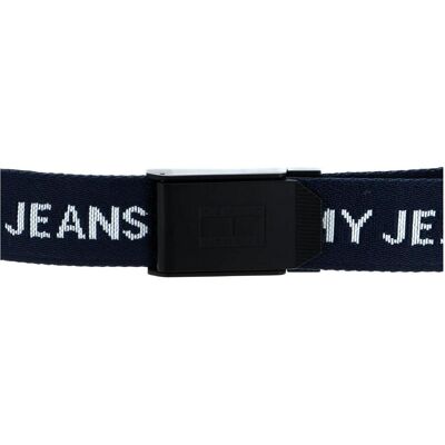 Tommy Hilfiger Herren, Gürtel, Tommy Jeans Webbing Gürtel - 86383, Blau, (90) Tommy Hilfiger Herren, Gürtel, Tommy Jeans Webbing Gürtel - 86383, Blau, (90)