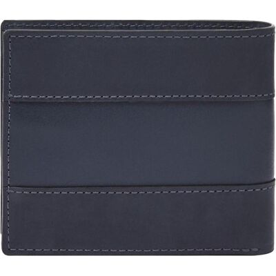 Fossil Herren, Portemonnaie, Everett Bifold Card Case, Blau Fossil Herren, Portemonnaie, Everett Bifold Card Case, Blau