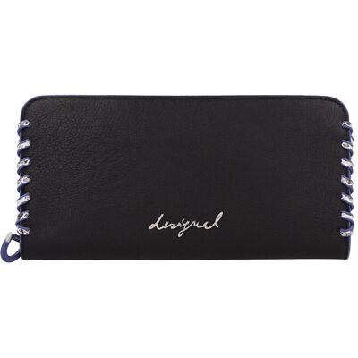 Desigual, Damen, Portemonnaie, Capsule Tiny Zip Fiona, Schwarz Desigual, Damen, Portemonnaie, Capsule Tiny Zip Fiona, Schwarz