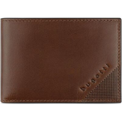 Bugatti Herren, Portemonnaie, Nobile Geldbörse RFID Schutz Leder 10.5 cm, Braun Bugatti Herren, Portemonnaie, Nobile Geldbörse RFID Schutz Leder 10.5 cm, Braun