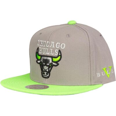 Mitchell & Ness, Herren, Cap, Snapback Cap - CORE V Chicago Bulls grau, Grau, (One Size) Mitchell & Ness, Herren, Cap, Snapback Cap - CORE V Chicago Bulls grau, Grau, (One Size)
