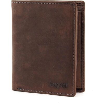 Bugatti Herren, Portemonnaie, Hunter Coin Wallet Combi Style 13CC, Braun Bugatti Herren, Portemonnaie, Hunter Coin Wallet Combi Style 13CC, Braun