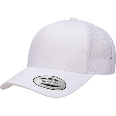 Flexfit, Unisex, Cap, Retro Trucker - 1658, Weiss, (One Size) Flexfit, Unisex, Cap, Retro Trucker - 1658, Weiss, (One Size)